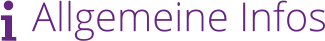 Allgemeine Infos